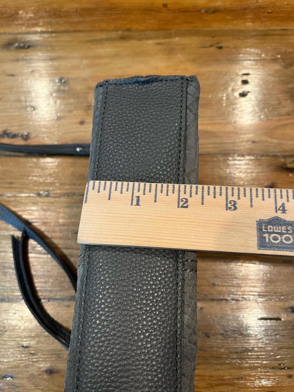 The Sak Charcoal Gray Crossbody Bag with Subtle Croc Texture NWOT - Picture 9 of 9